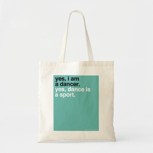 Tote Bag YBN : Oui, je suis un danseur (Devant)