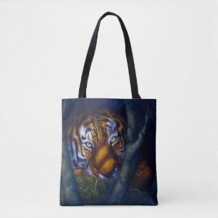 Tote Bag Yeux de tigre