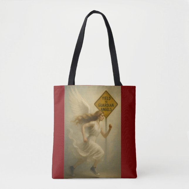 Tote Bag Yield To Guardian Angels (Devant)