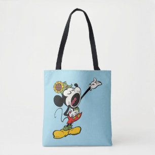 Tote Bag Yodelberg Mickey   Chanter avec le bras vers le ha