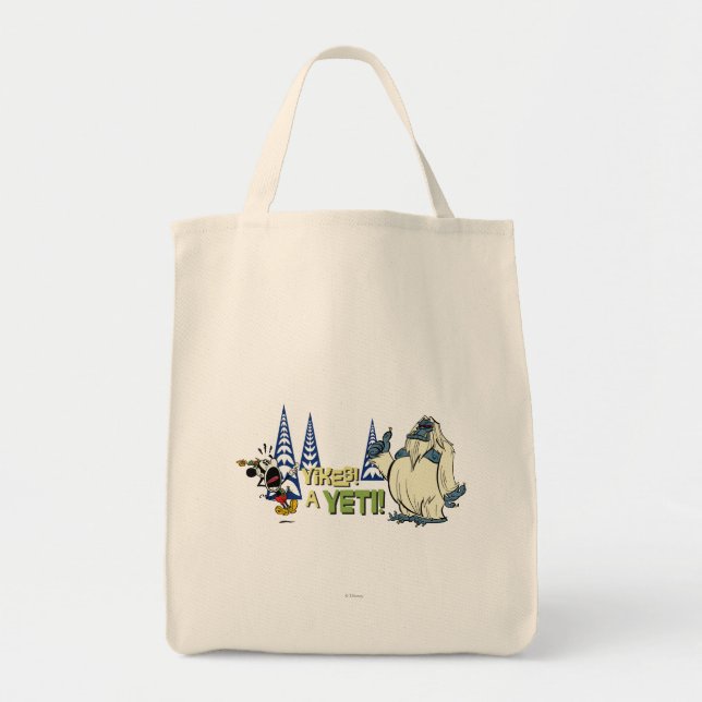 Tote Bag Yodelberg Mickey | Yikes - un Yeti! (Devant)
