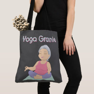 TOTE BAG YOGA GRANNIE
