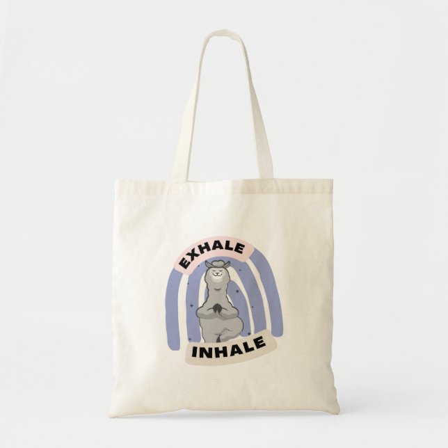 Tote Bag Yoga Llama (Devant)