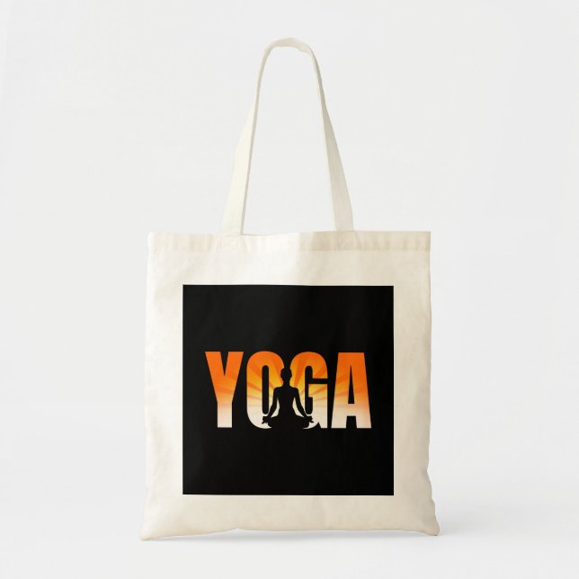 Tote Bag Yoga Sunshine (Devant)