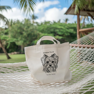Tote Bag Yorkshire Terrier Portrait