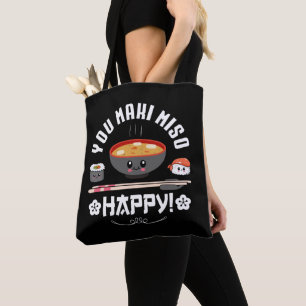 Tote Bag You Maki Miso Happy - nouilles japonaises Cute Kaw