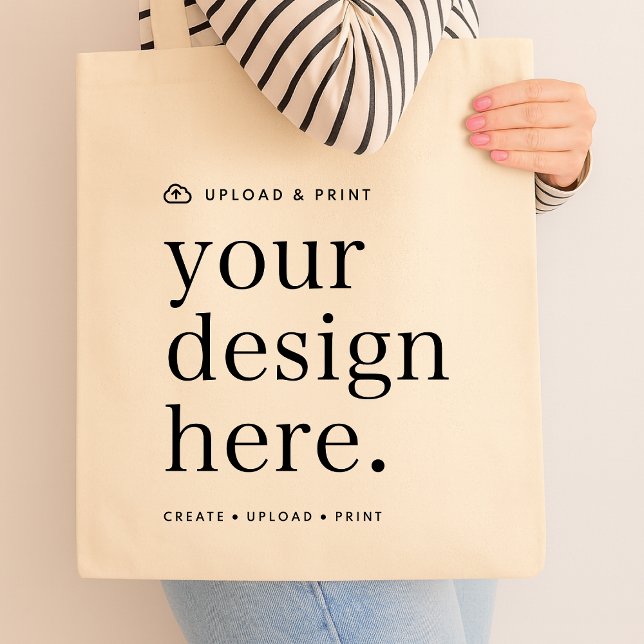 Tote Bag Your Design Upload (Creator Uploaded)