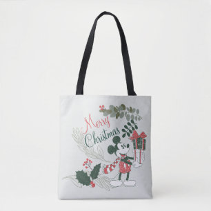 Tote Bag Yuletide Joy   Joyeux Noël Mickey