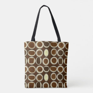 Tote Bag Yummy Chocolate Box Amour