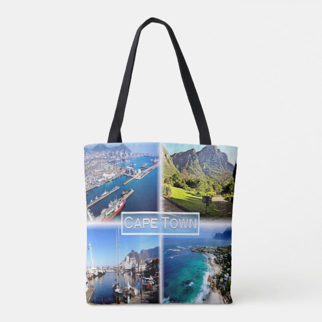 Tote Bag ZA Cape Town - Port du Cap - Clifton - (Dos)