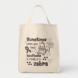 Tote Bag Zebra awareness