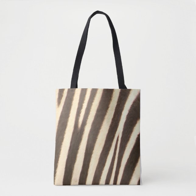 Tote Bag Zebra Print  (Devant)