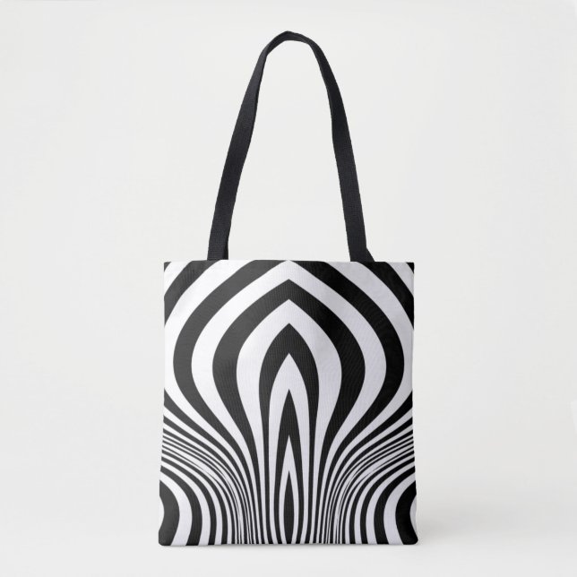 Tote Bag Zebra Skin Print Texture Motif-88488 (Devant)