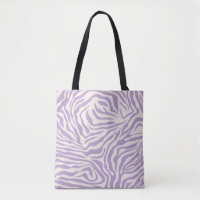 Zebra Stripes Preppy Purple Wild Poster de animal