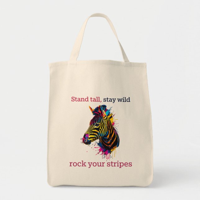 Tote Bag Zèbre (Devant)