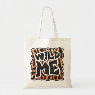 Tote Bag Zèbre de Black et Orange Wild Me