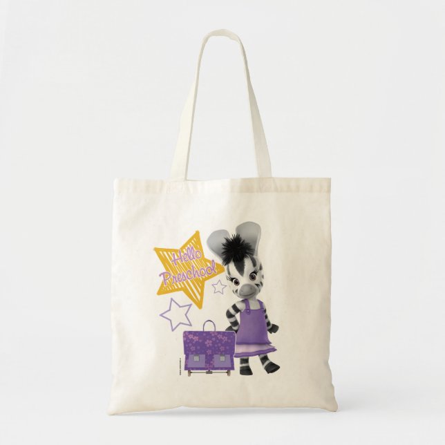 Tote Bag Zèbre impertinent préscolaire de ZOU bonjour petit (Devant)