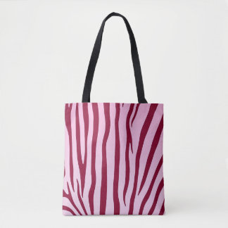 Tote Bag Zèbre rose pâle