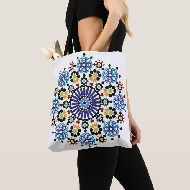 Tote Bag Zelije marocain ! Zellige marocain (De près)