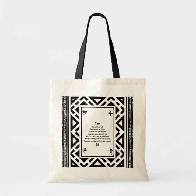 Tote Bag Zen (Devant)
