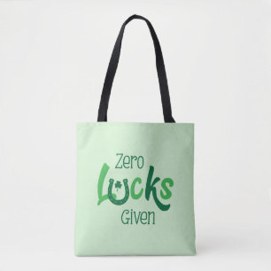 Tote Bag Zéro chance donné un Jour de la Saint Patrick dr