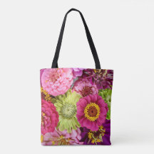 Zinnia Floral Fourre-tout