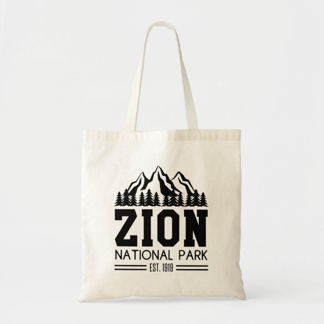 Tote Bag Zion National Park Utah USA Outdoor Randonnée (Devant)
