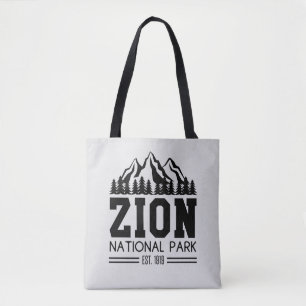 Tote Bag Zion National Park Utah USA Outdoor Randonnée