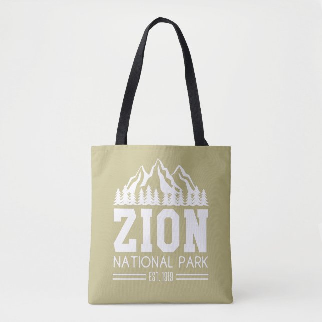 Tote Bag Zion National Park Utah USA Outdoor Randonnée (Devant)