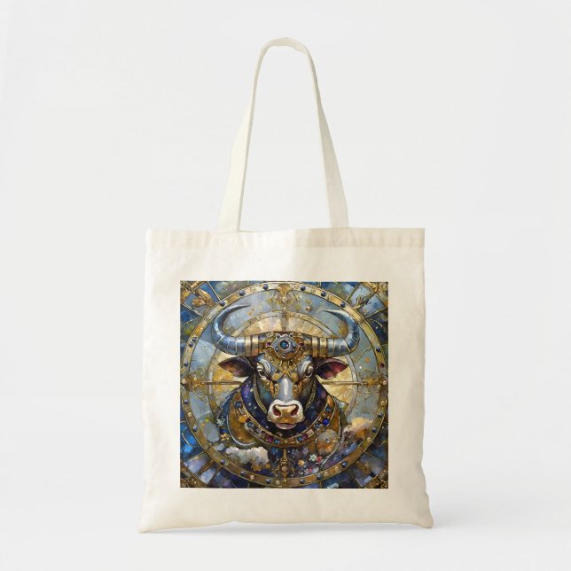 Tote Bag Zodiac - Taurus Le Taureau (Devant)
