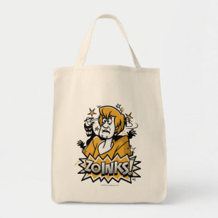 Tote Bag "Zoinks hirsute !" Graphique tramé