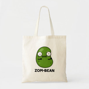 Tote Bag Zom-bean Drôle Halloween Zombie Bean Pun