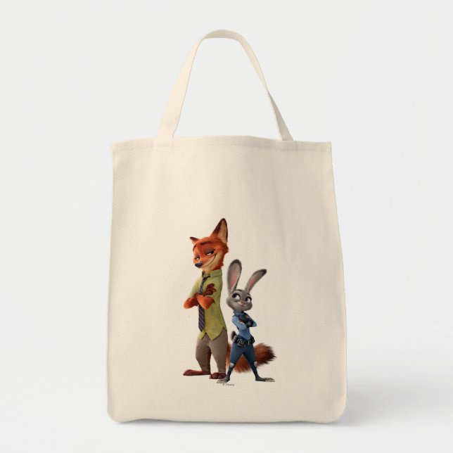 Tote Bag Zootopia | Judy & Nick Best Buddies (Devant)