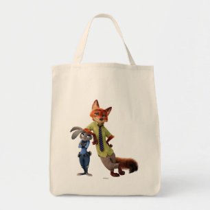 Tote Bag Zootopia   Judy & Nick - Juste Chilling!