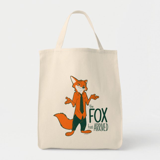 Tote Bag Zootopia | Nick Wilde - Le Renard est arrivé (Devant)