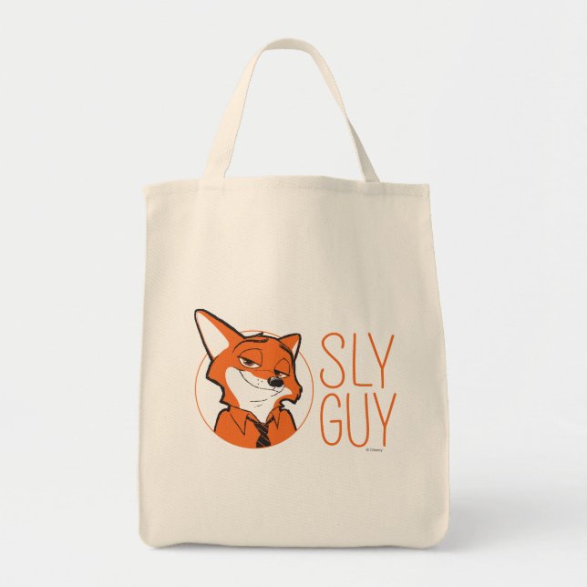 Tote Bag Zootopia | Nick Wilde - Sly Guy (Devant)