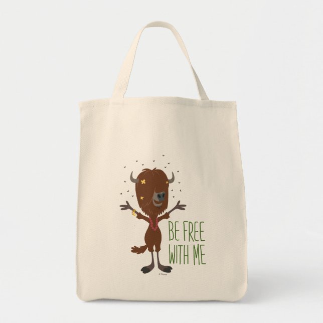 Tote Bag Zootopia | Yax - Soyez libre avec moi (Devant)