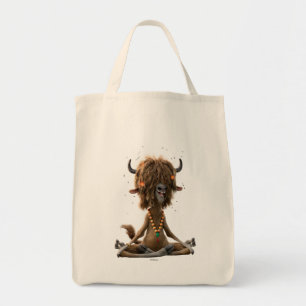 Tote Bag Zootopie Méditer avec du yax