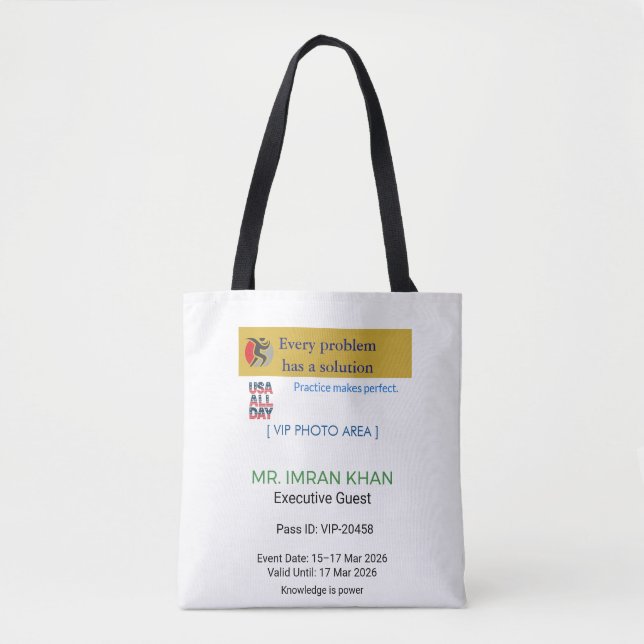 Tote Bags | Birthday | Logo | Custom (Front)