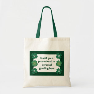 Tote bags customizable - shamrocks