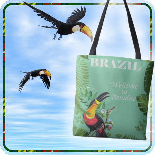 TOTE - Brazil - Welcome to Paradise + Toucan Bag