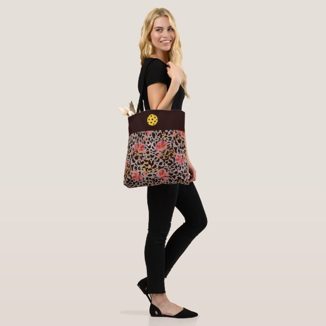 Tote Cheetah Rose (On Model)