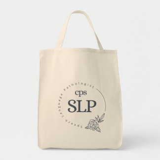 Tote - Dark Floral Logo Bag