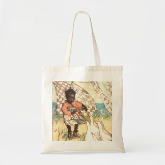 Tote : Feeding the Geese by Helen Hyde (1868-1919)