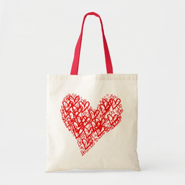 tote hearts bag (Front)