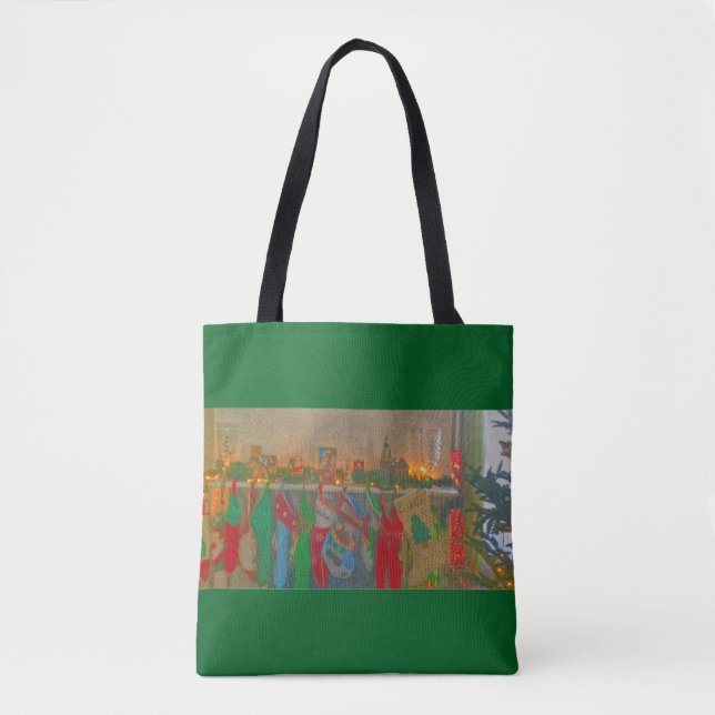 Tote- Hung by the chimney with care. Tote Bag (Front)