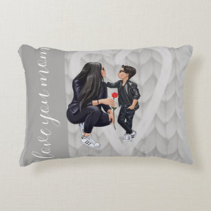 Tote Mother's Day “I Love You Mom “ Accent Pillow