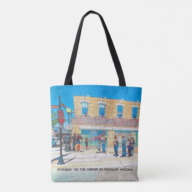 TOTE OF STANDIN' ON THE CORNER BAG (Back)