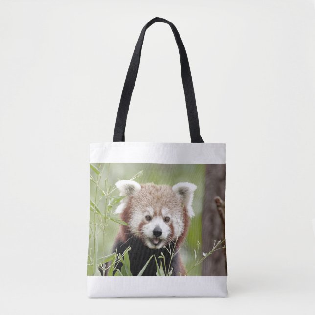 Tote. Photo red panda. Tote Bag (Front)