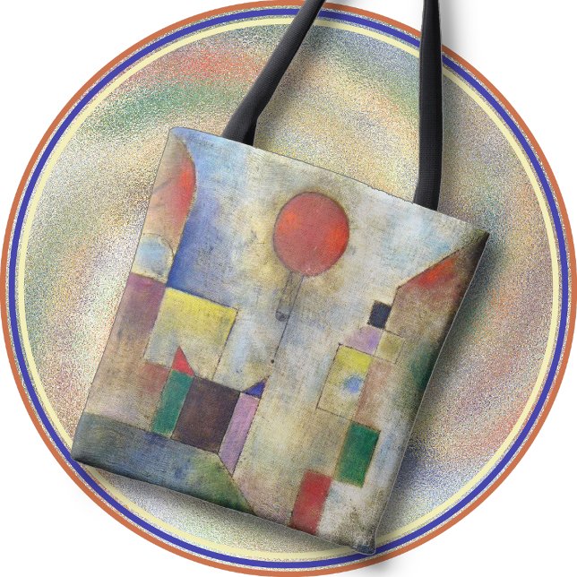 TOTE - "Red Balloon" - Paul Klee Art Image Bag (Creator Uploaded)